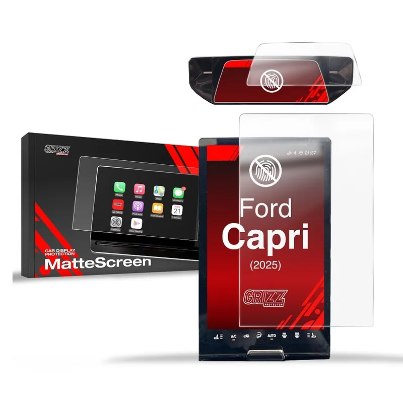 Vrácení Zdarma Matné fólie na displej GRIZZ Protector 2v1 pro Ford Capri (od roku 2024>) - displej 14,6"