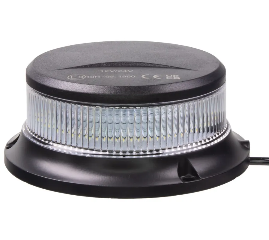 Nejlepší Volba LED magnetický maják 12/24V, 18 LED, bílý, E9 CARCLEVER