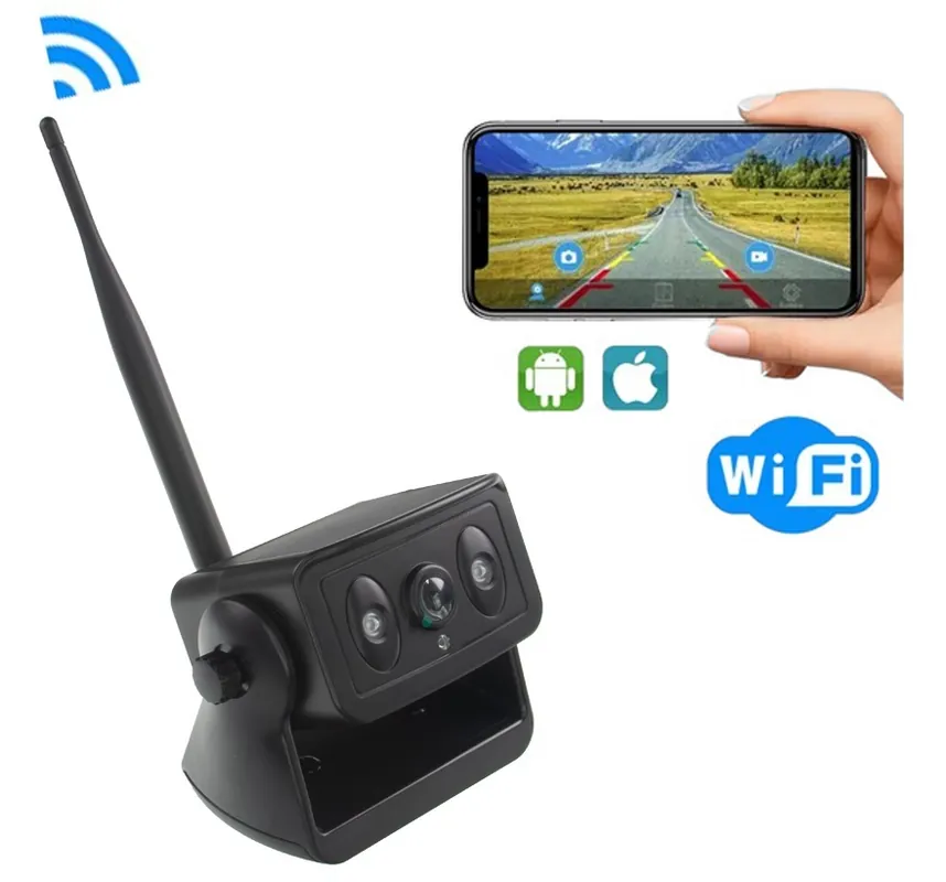 Ověřený AKU Wi-Fi kamera s magnetem a solárním napájením CARCLEVER