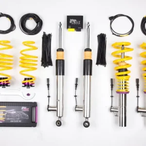 Finální Výprodej Výškově stavitelný podvozek KW DDC - ECU s elektronicky nastavitelnou tuhostí pro BMW řada 3 max zatížení PN do 1060 kg pro vozy s EDC, včetně sady pro deaktivaci el. tlumičů