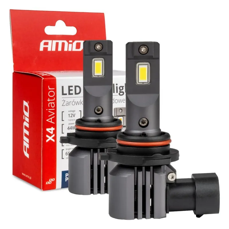 LED žárovky HB4 AMIO LED X4 Aviator Series, bílé 6500K 3936 LM, 2 ks Objednat Nyní