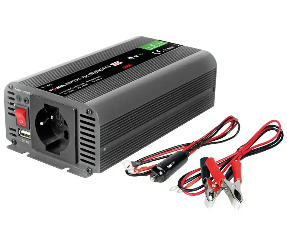 Měnič napětí z 12V > 230V 300W trvalý vstupní výkon + USB výstup LAMPA PSW300 Koupit Online