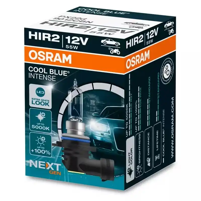 Značkový Žárovka HiR2 OSRAM Cool Blue Intense