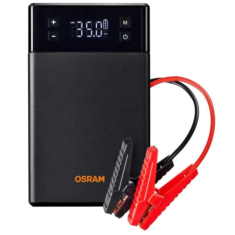 AKU kompresor s funkcí powerbanky a boosteru 12000 mAh 1000A OSRAM BATTERYjumpstart 1000TI Top Prodej