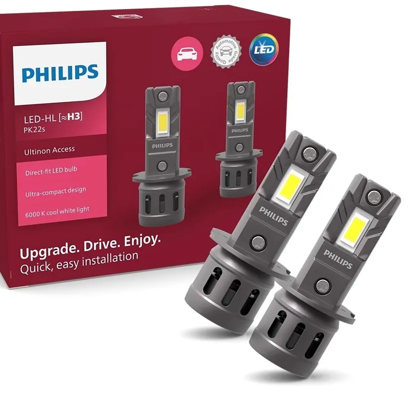 LED žárovky H3 PHILIPS Ultinon Access Akce