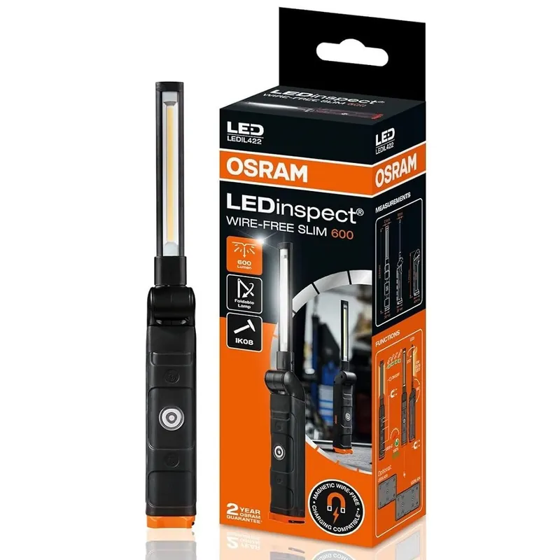 Kup Teď Inspekční pracovní lampa OSRAM LEDinspect WIRE-FREE SLIM 600