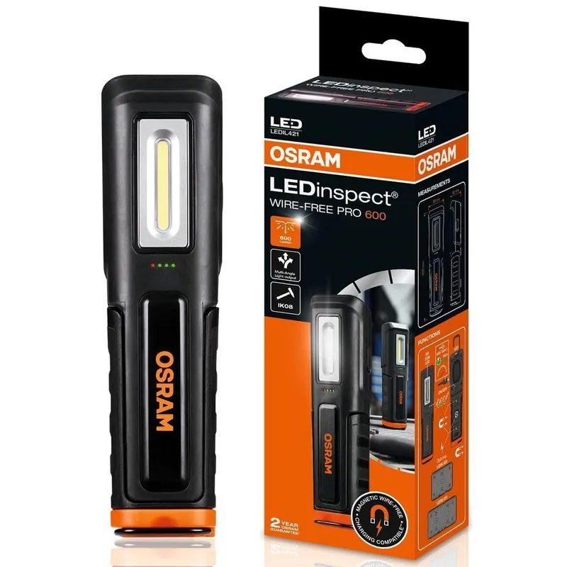 Inspekční pracovní lampa OSRAM LEDinspect WIRE-FREE PRO 600 Nakupujte Hned