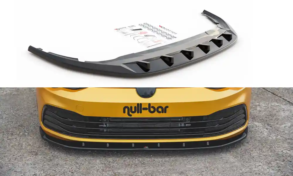 Sezónní Sleva Volkswagen Golf Mk8, spoiler pod přední nárazník ver.1, Maxton design