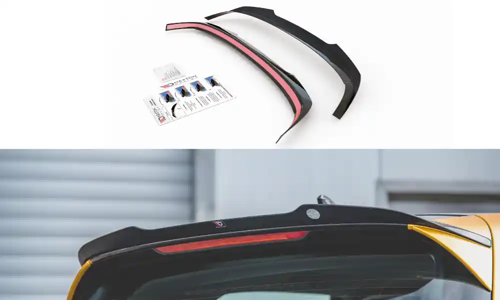 Značkový Volkswagen Golf Mk8, prodloužení spoileru ver.2, Maxton design