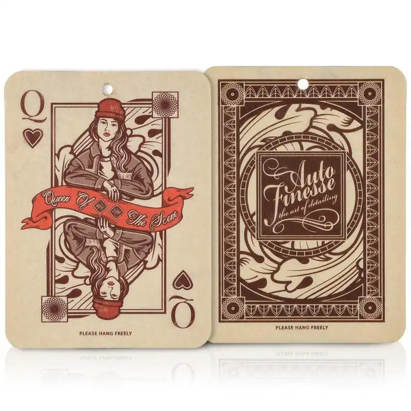 Nízká Cena Závěsná vůně Auto Finesse Playing Card Air Freshener QUEEN