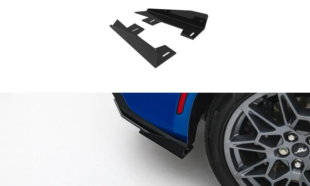 Ford Mustang Mk7 GT, křidélka bočních difuzorů zad. nárazníku, Maxton Design Dokud Zásoby Vydrží