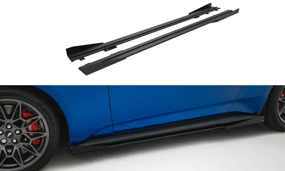 Koupit Online Ford Mustang Mk7 GT, "Street Pro" difuzory pod boční prahy s křidélky, Maxton design