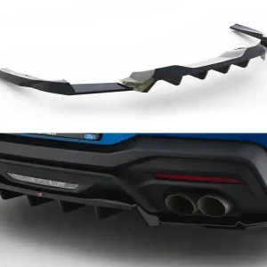Originální Ford Mustang Mk7 GT, spoiler pod zadní nárazník s žebrováním, Maxton Design