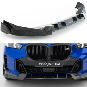 Levný BMW X5 M-Pack G05 Facelift, karbonový spoiler pod přední nárazník, Maxton Design
