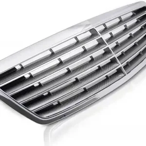 MERCEDES S-CLASS W220 2002-2005 - Přední maska CHROME-CARBON look Speciální Cena