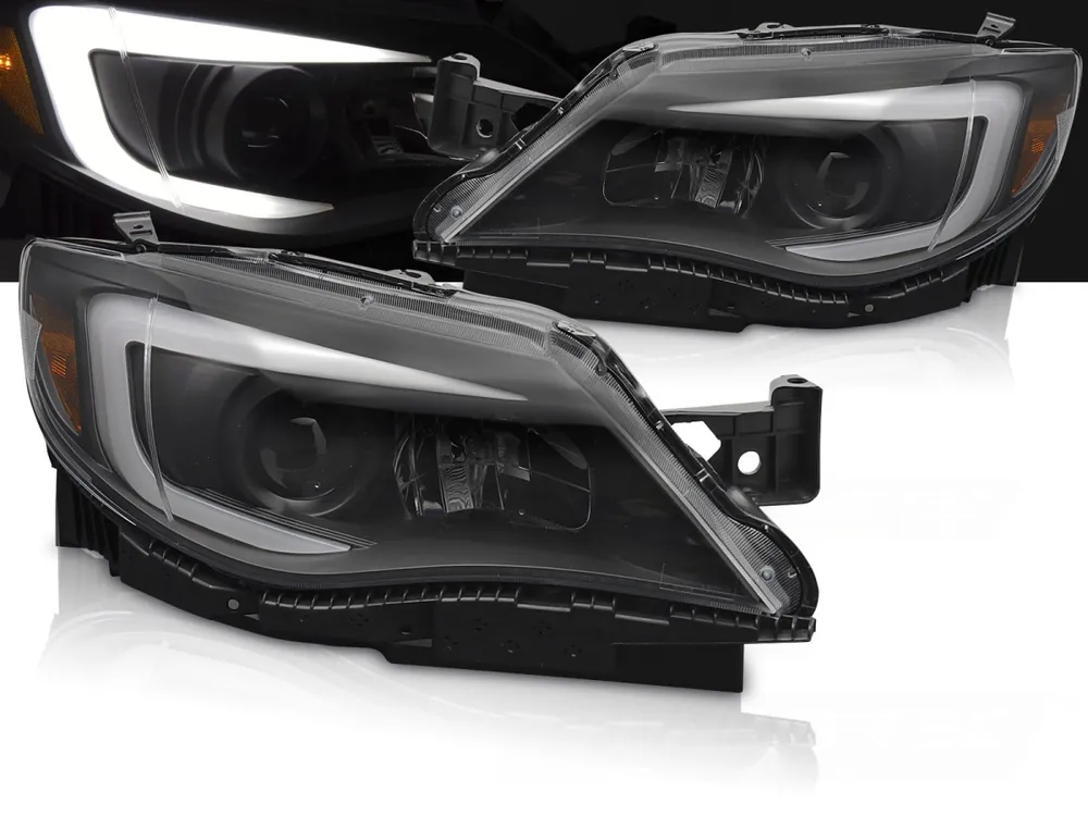 Cenově Výhodný SUBARU WRX 2008-2014 - přední světla TUBE LIGHT černá