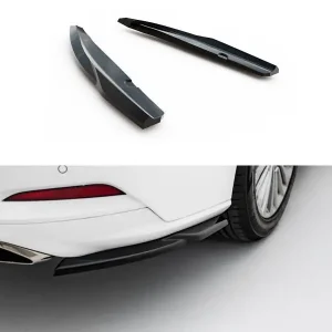 Sleva Ford Focus Mk4 Vignale Estate, boční difuzory pod zadní nárazník, Maxton Design