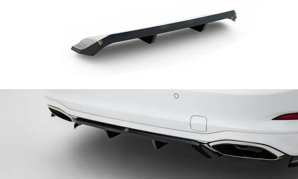 Ford Focus Mk4 Vignale Estate, středový spoiler pod zadní nárazník s žebrováním, Maxton Design Ihned K Objednání