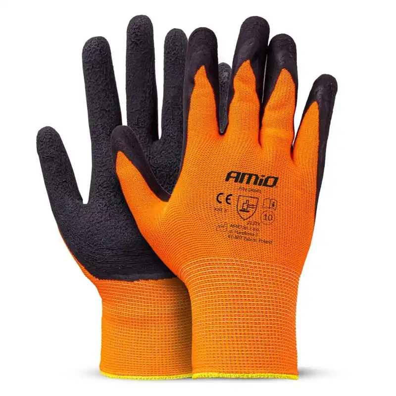 Pracovní rukavice AMIO polyester latex EN 388 2132X velikost 10 (2 páry) Aktuální
