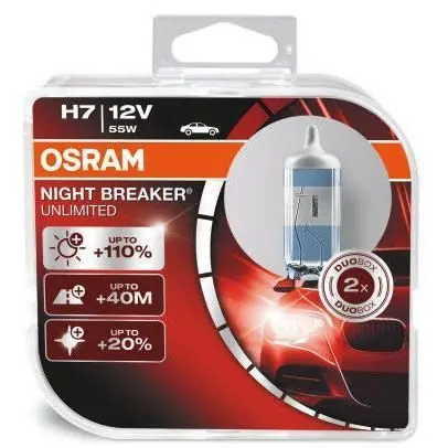 Žárovky H7 Osram Night Breaker Unlimited +110% (DUO BOX 2 ks) Autentický