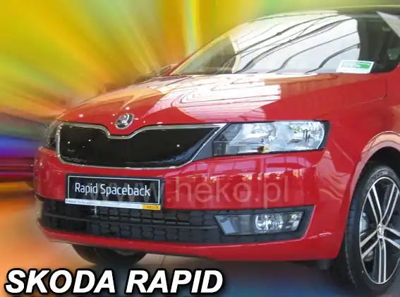 Zimní clona Škoda Rapid Liftback (2012 - 2019) na masku chladiče HEKO Pouze Dnes