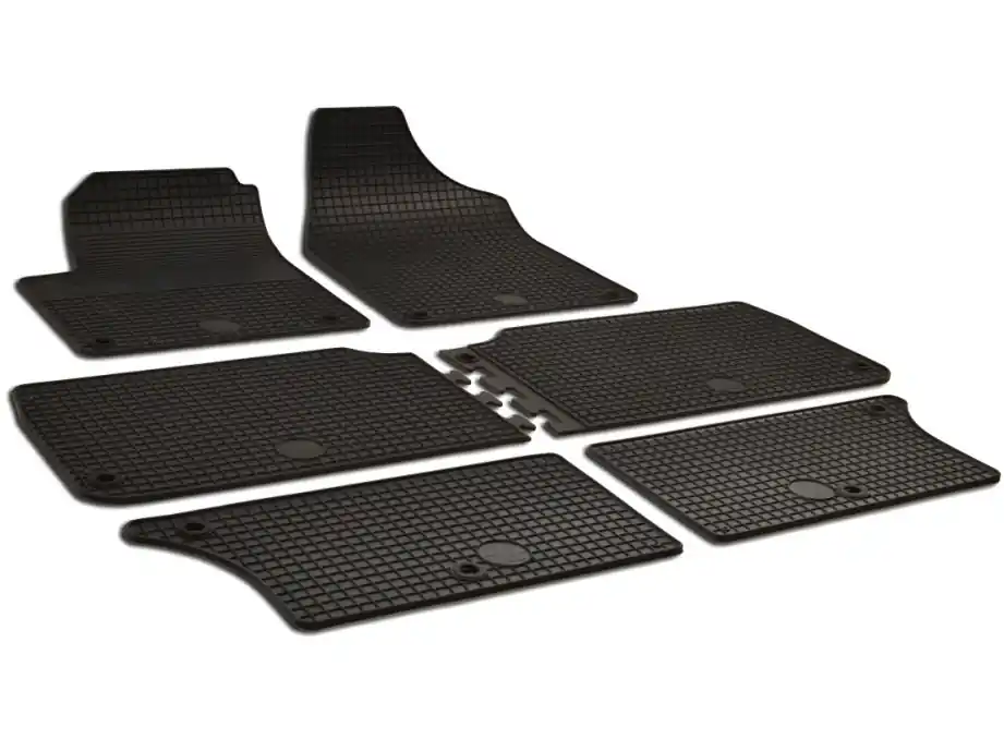 Rychlé Dodání Gumové koberce Seat Alhambra I (1996 - 2010) s fixací, sada 6 ks GUZU