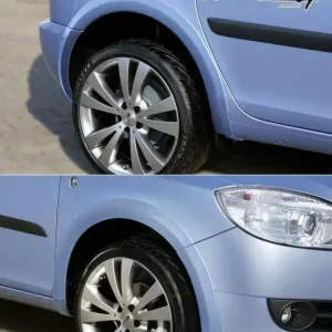 Autentický Plastové lemy blatníků Škoda Roomster (2006 - 2010) - hladké - Auto Styl Janko
