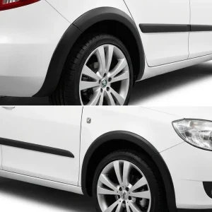 Plastové lemy blatníků Škoda Fabia II Hatchback (2006 - 2014) Autostyl Janko Akční Nabídka
