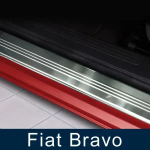 Prahové nerezové lišty Fiat Bravo II (2007 - 2014) - matné - Avisa Super Cena