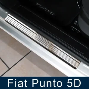 Objednat Nyní Prahové nerezové lišty Fiat Punto III (2012) 5 dveřový model - matné - Avisa