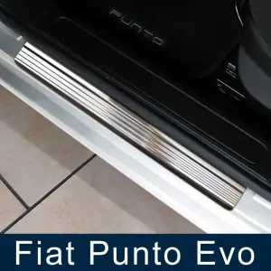Vrácení Zdarma Prahové nerezové lišty Fiat Punto Evo (2008 - 2012) 5 dveřový model - matné - Avisa