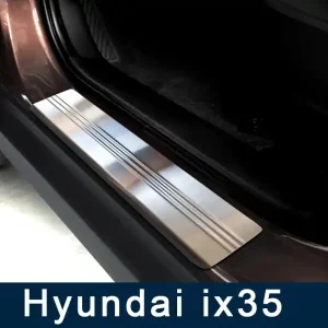 Prahové nerezové lišty Hyundai ix35 (2010 - 2015) - matné - Avisa Jen Po Omezenou Doba