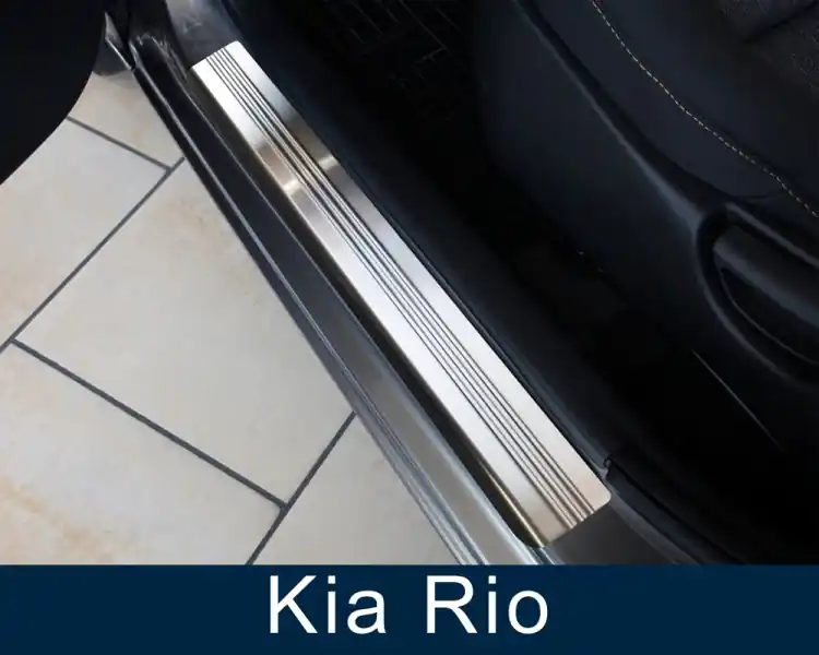 Top Prodej Prahové nerezové lišty Kia Rio III (2011 - 2017) 4 / 5 dveřový model - matné - Avisa