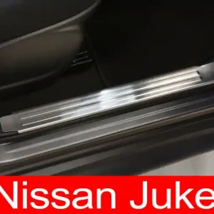 Vnitřní prahové nerezové lišty Nissan Juke I (2010 - 2019) - matné - Avisa Levný