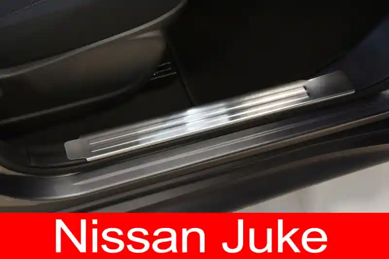 Vnitřní prahové nerezové lišty Nissan Juke I (2010 - 2019) - matné - Avisa Levný