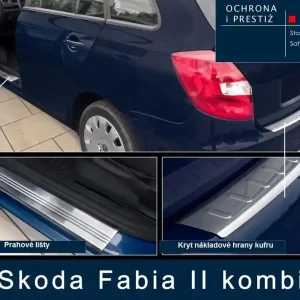 Zlevněný Prahové lišty + kryt nákladové hrany Škoda Fabia II Combi (2007 - 2014)