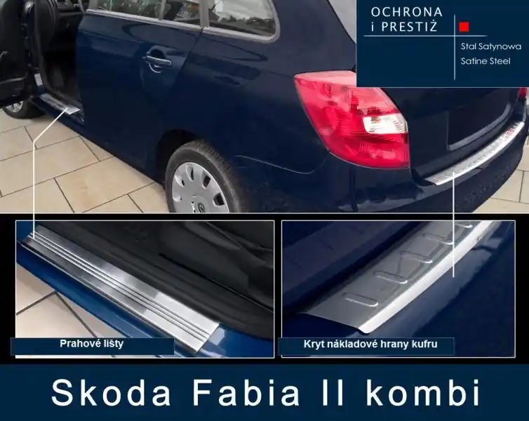 Zlevněný Prahové lišty + kryt nákladové hrany Škoda Fabia II Combi (2007 - 2014)