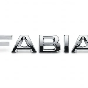 Zlevněný Zadní nápis Fabia - Škoda Fabia II (2013 - 2014) - originál 5J6853687AA2ZZ