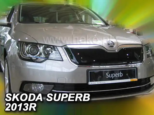 Must-Have Zimní clona Škoda Superb II Facelift (2013 - 2015) na masku chladiče HEKO