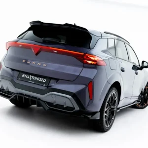 Cenový Hit Cupra Terramar Mk1, spoiler pod zadní nárazník s žebrováním a křidélkami v.3, Maxton design