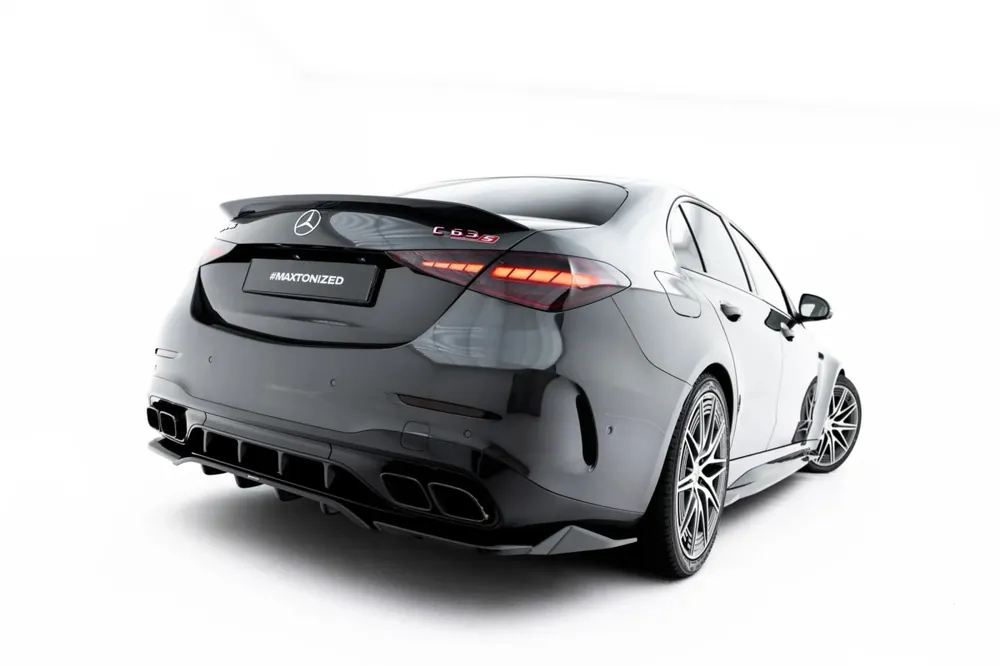 Vysoce Kvalitní Mercedes C63 AMG W206 2021->, spoiler pod zadní nárazník s žebrováním, Maxton design