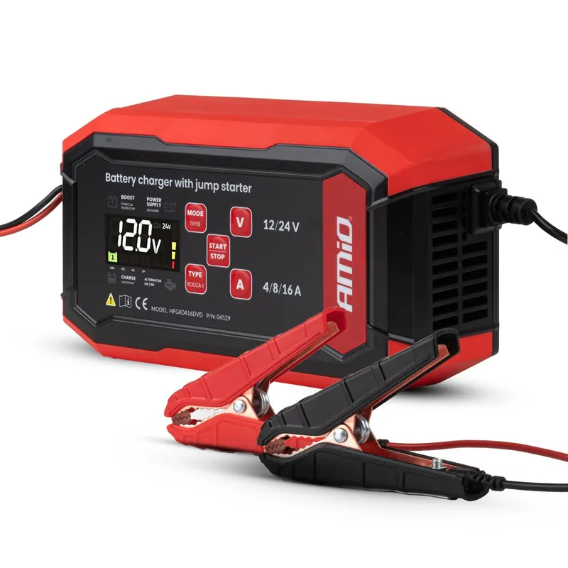 Nabíječka se startovací funkcí BOOST AGM LiFePo4 16A 12/24V PRO Aktuální