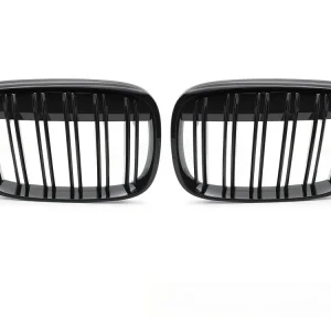 Zlevněný BMW X1 F48 2015-2020 - Přední maska černá lesklá double bar