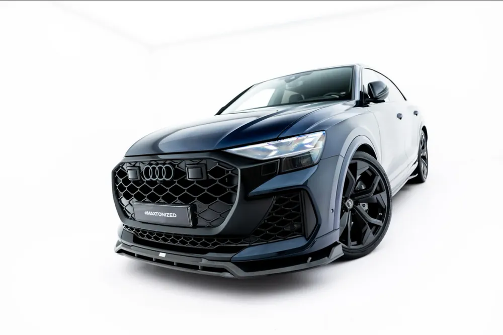 Audi RSQ8 Mk1 Facelift, karbonový spoiler pod přední nárazník, Maxton Design Ověřený