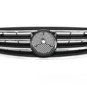 Mercedes třídy C W203 / S203 2000-2007 - Přední maska černá s chromem Finální Výprodej
