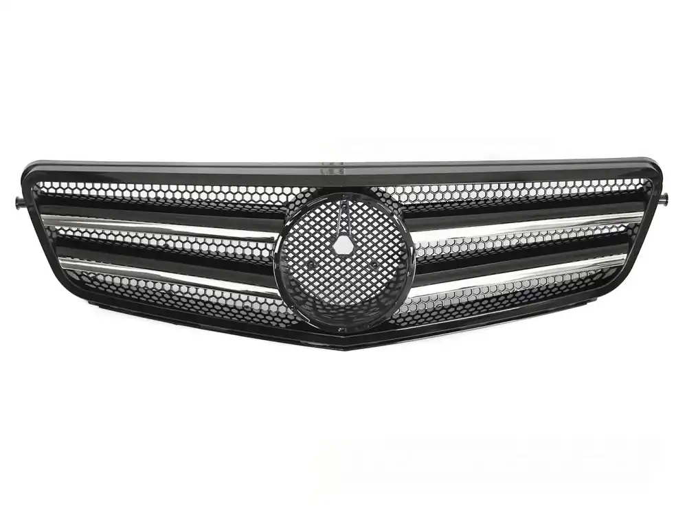 Expresní Doručení Mercedes třídy C W204 / S204 2007-2014 - Přední maska černá s chromem