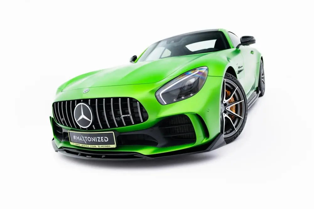 Mercedes AMG GTR C190 Facelift, spoiler pod přední nárazník, Maxton Design Sleva