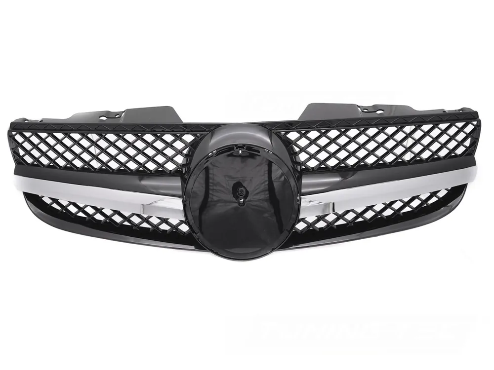 Nejlepší Volba Mercedes SL R230 2006-2011 - Přední maska černá s chromem
