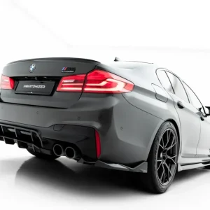 BMW řada M5 F90 včetně Facelift, spoiler pod zadní nárazník s žebrováním, Maxton design Levný