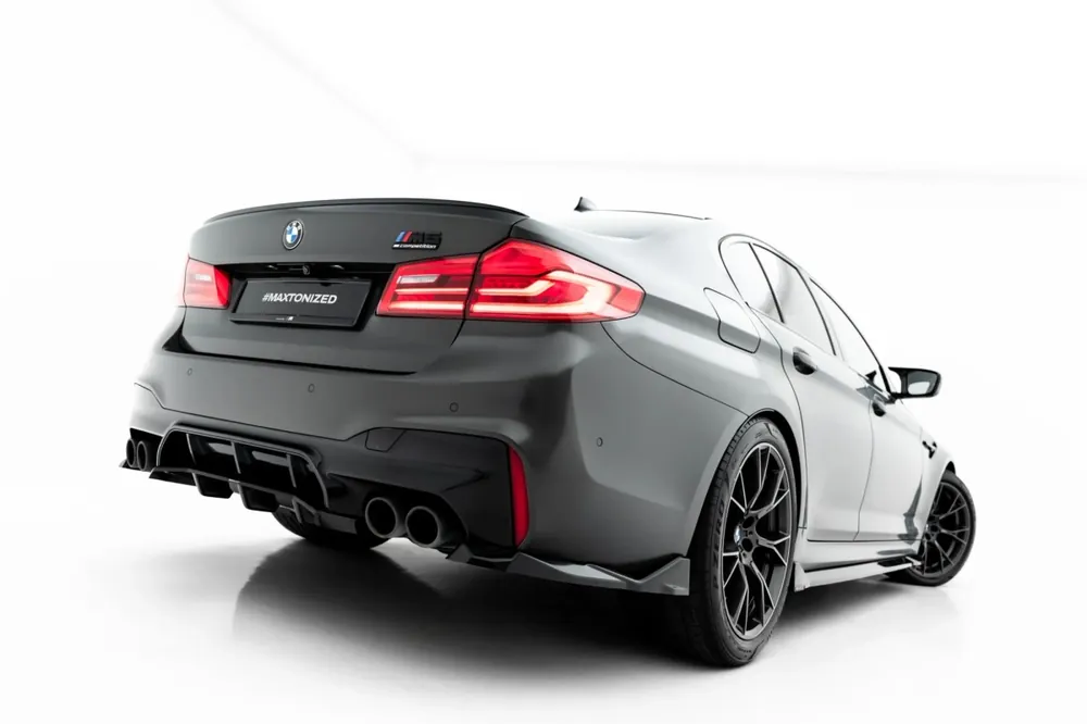 BMW řada M5 F90 včetně Facelift, spoiler pod zadní nárazník s žebrováním, Maxton design Levný